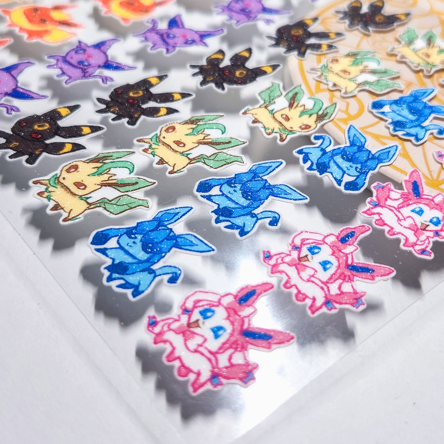 Sticker Sheet: mini eeveelutions