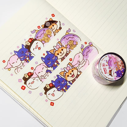 Washi Tape (PVC): Familiar Friends 2