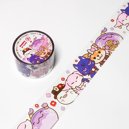 Washi Tape (PVC): Familiar Friends 2