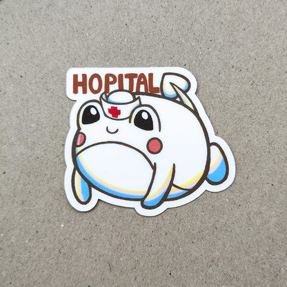 Sticker: Hopital Frog