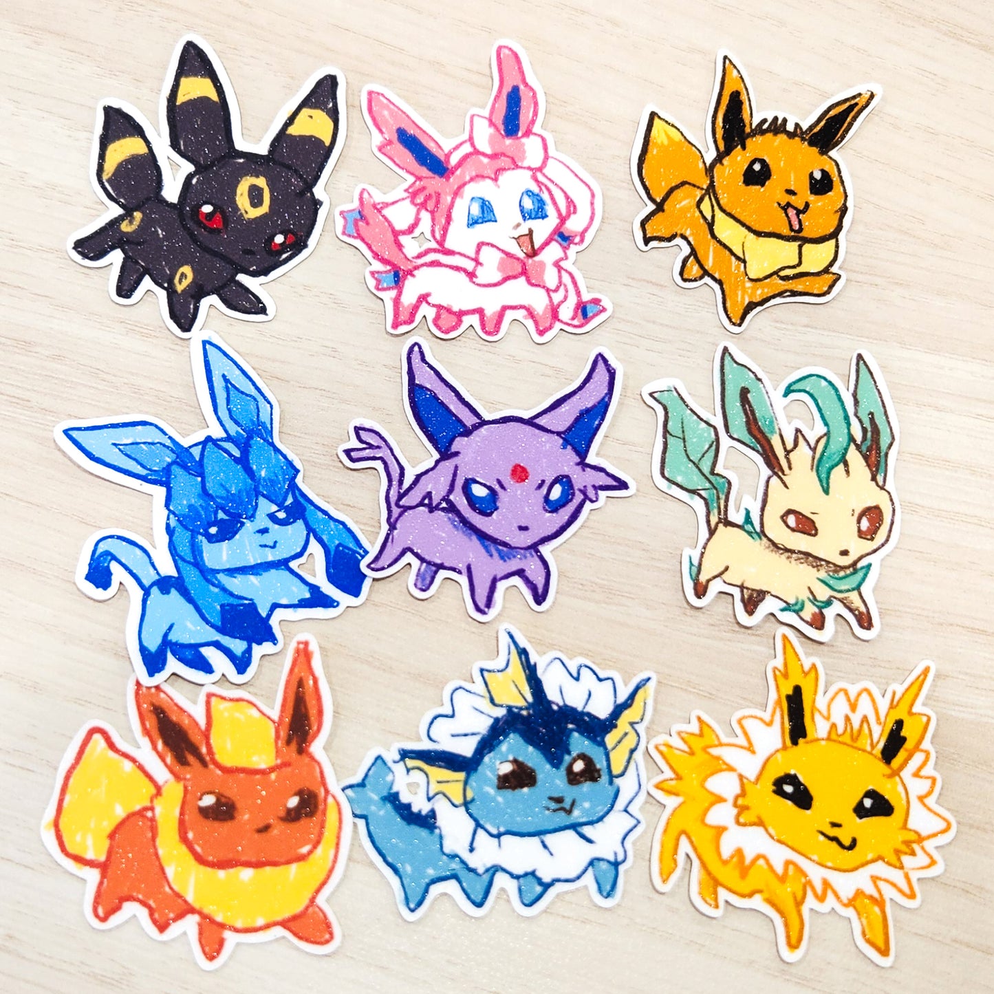 Sticker: Pokemon Eevee & Friends