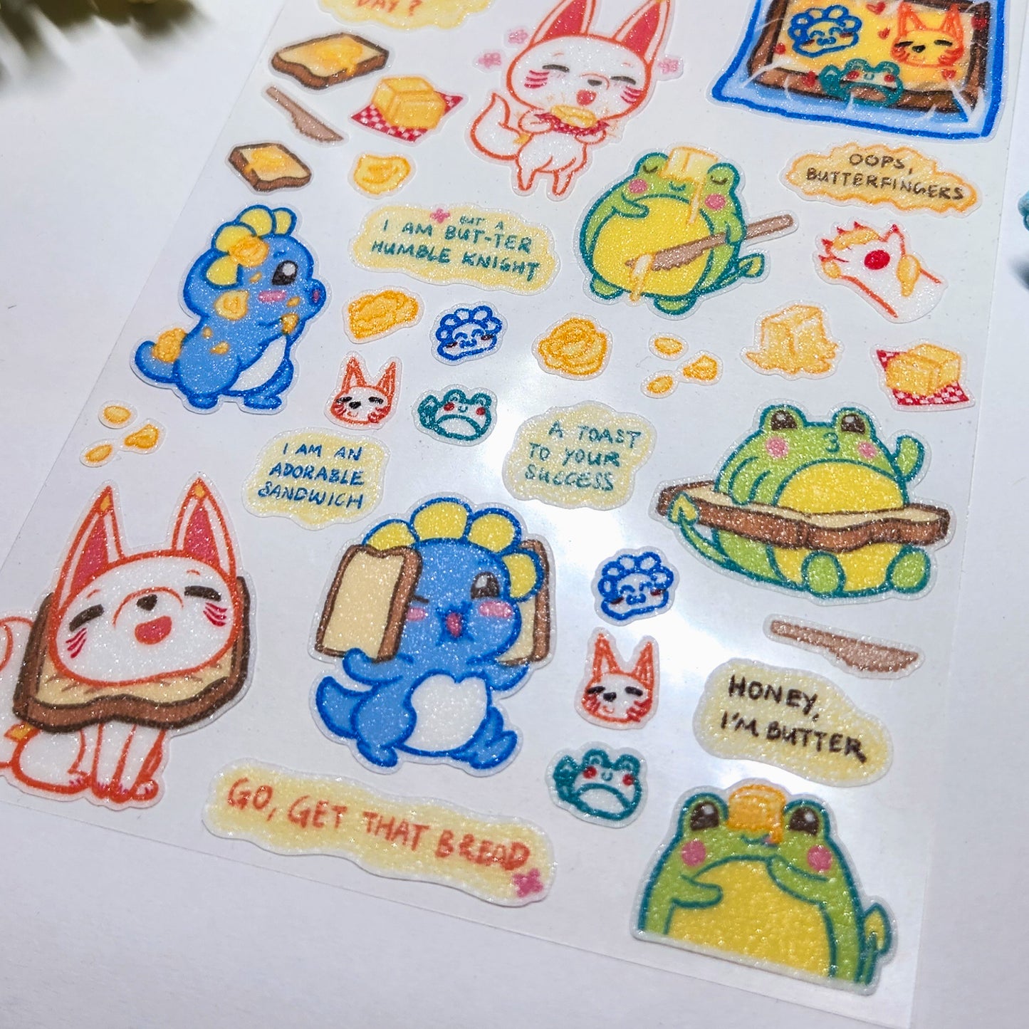 Sticker Sheet: Bread and Butter-fly