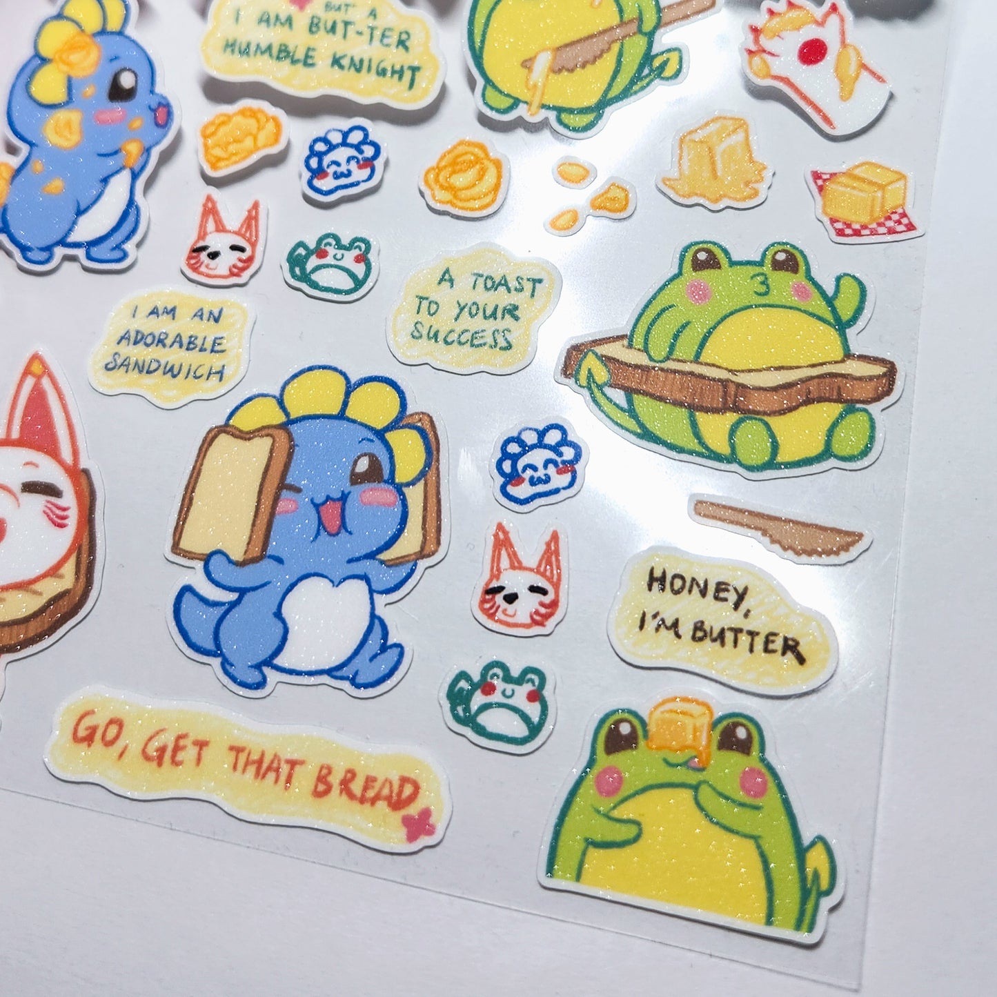 Sticker Sheet: Bread and Butter-fly